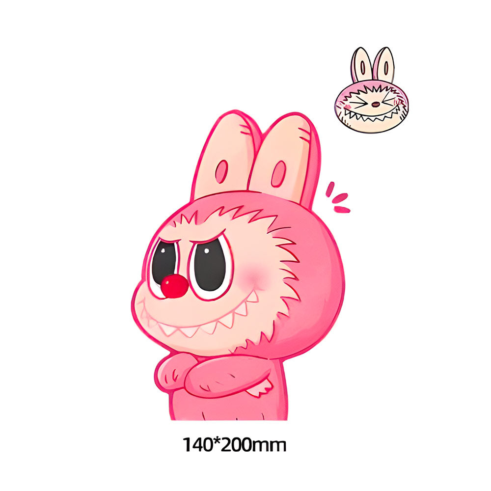 EVAAM® Waterproof Labubu Car Decal Sticker - Fits All Cars - EVAAM