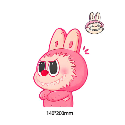 EVAAM® Waterproof Labubu Car Decal Sticker - Fits All Cars - EVAAM