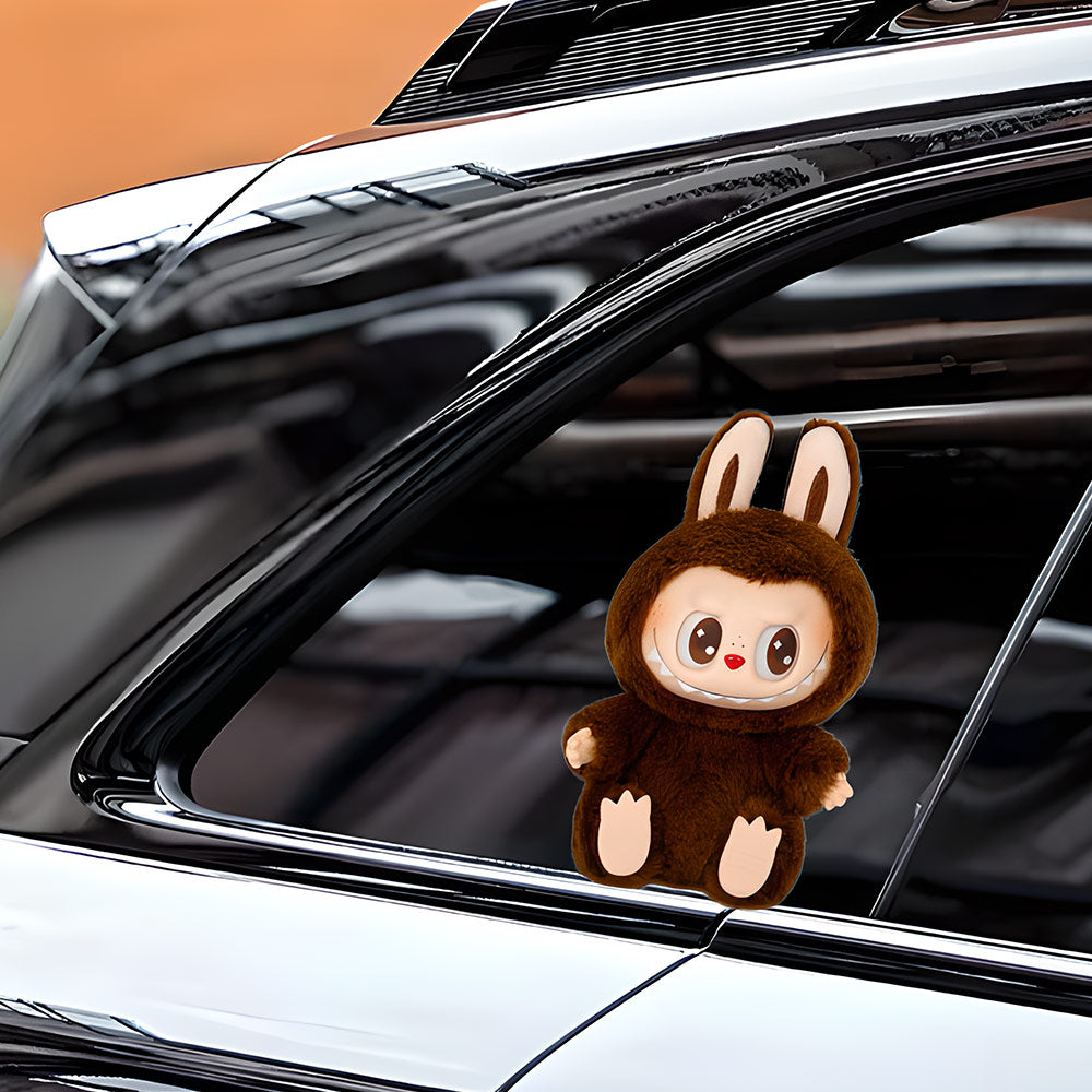 EVAAM® Waterproof Labubu Car Decal Sticker For Tesla All Models