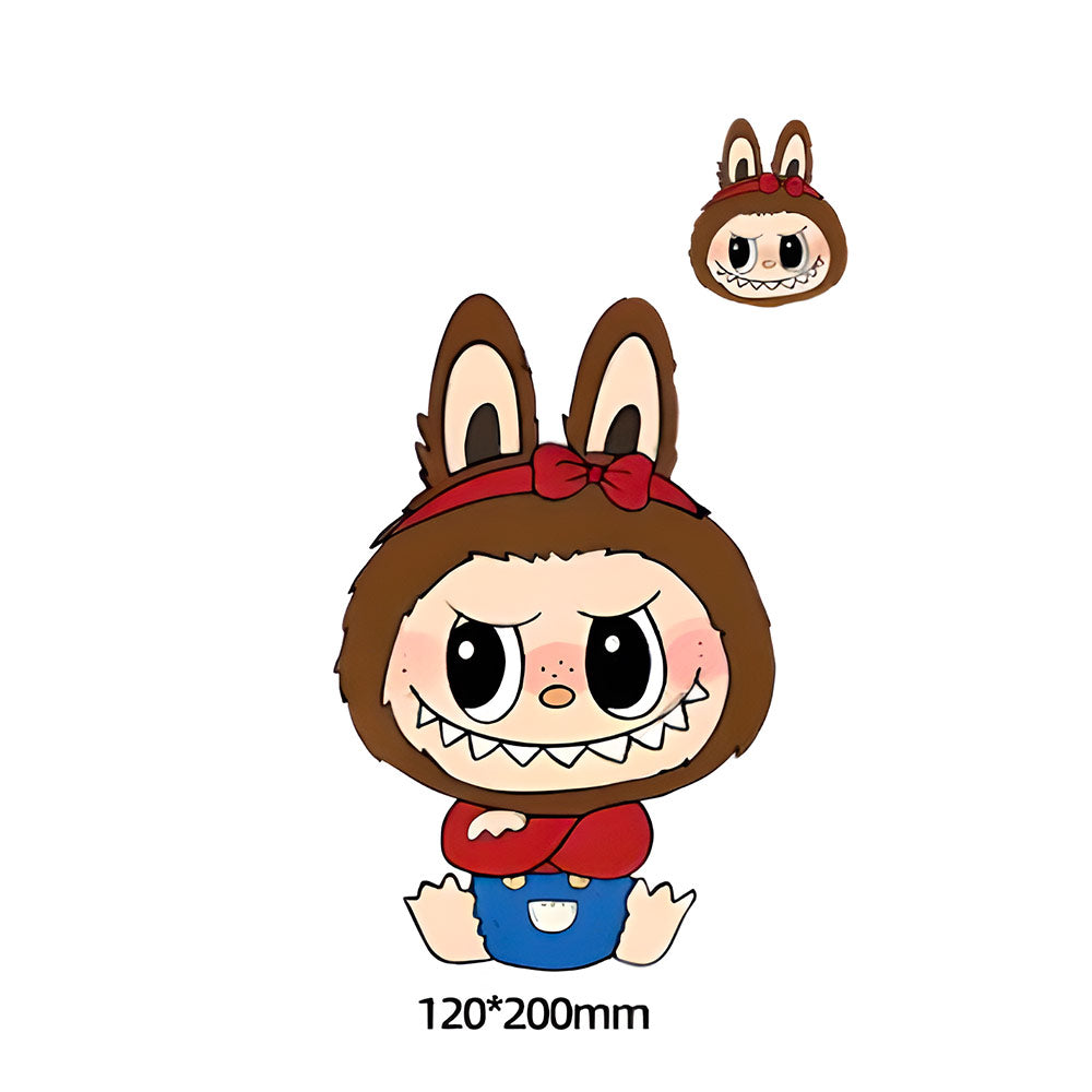 EVAAM® Waterproof Labubu Car Decal Sticker - Fits All Cars - EVAAM