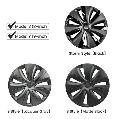 EVAAM® Wheel Cover Hubcap for Tesla Model 3/Y 2018-2023 (4PCS) - EVAAM