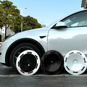 EVAAM® Wheel Cover Hubcap for Tesla Model Y Gemini Wheels 2020-2023 (4PCS) - EVAAM