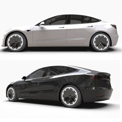 EVAAM® Wheel Cover Hubcap for Tesla Model Y Gemini Wheels 2020-2023 (4PCS) - EVAAM