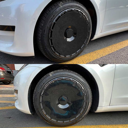 EVAAM® Wheel Cover Hubcap for Tesla Model Y Gemini Wheels 2020-2023 (4PCS) - EVAAM