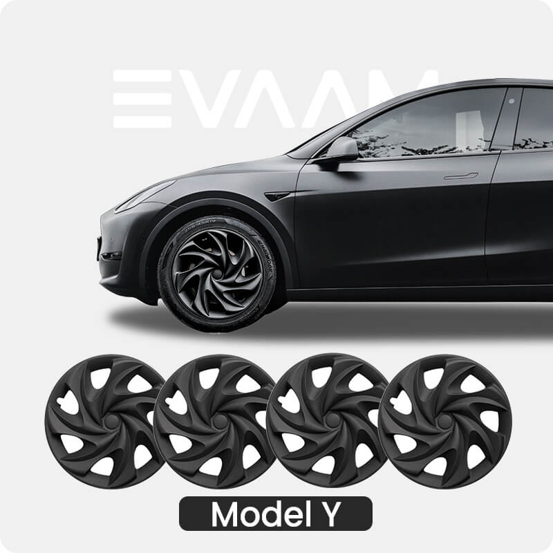 EVAAM® Radnabenkappe für Tesla Model Y Gemini Wheels 2020–2023 (4