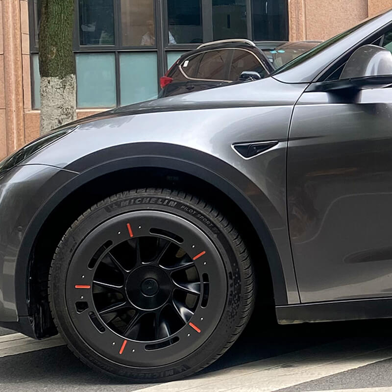 EVAAM® Wheel Hubcap for Tesla Model Y Induction Wheels 2020-2023 (4PCS) - EVAAM