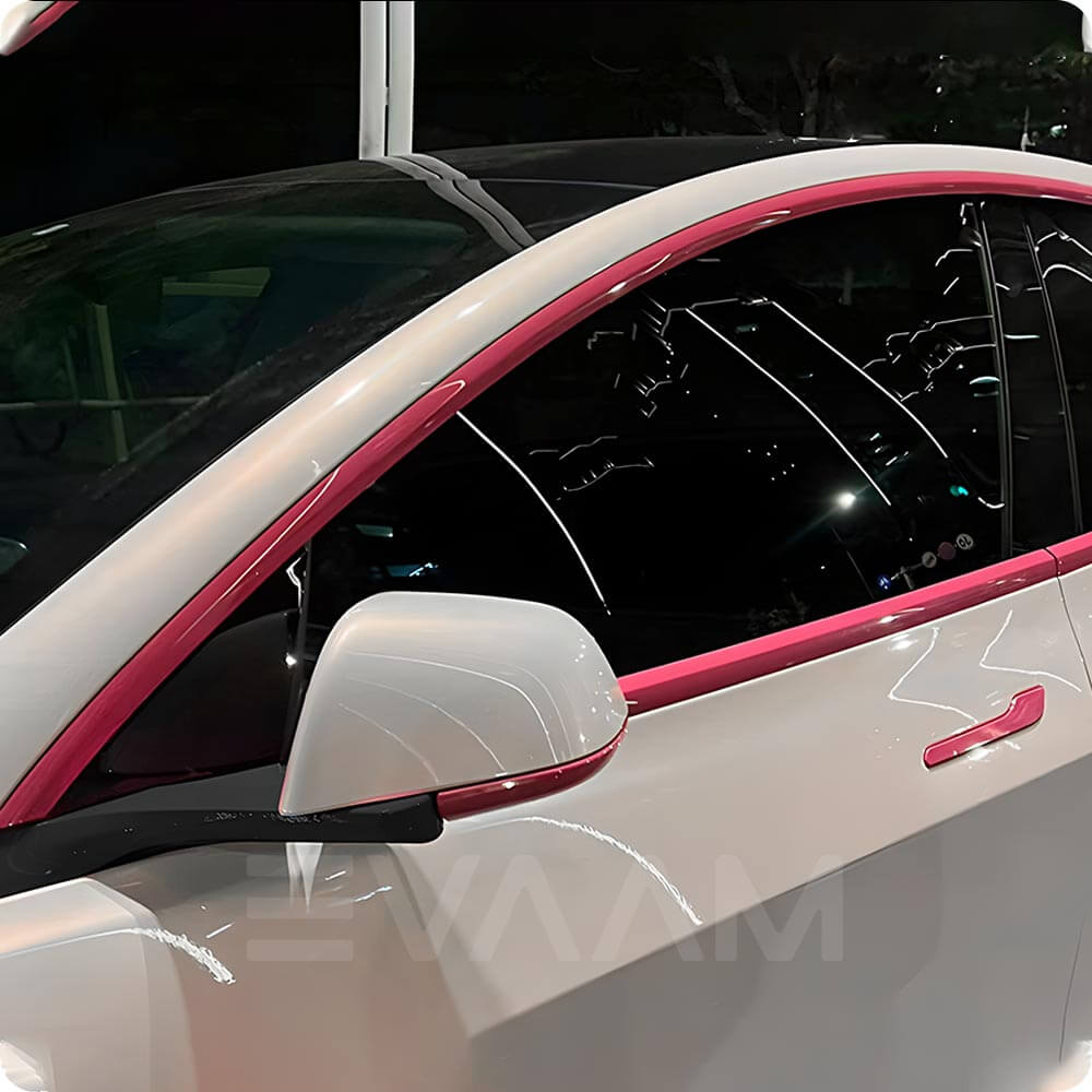 EVAAM® Window Trim Decorative Stickers For Tesla Model 3/Y