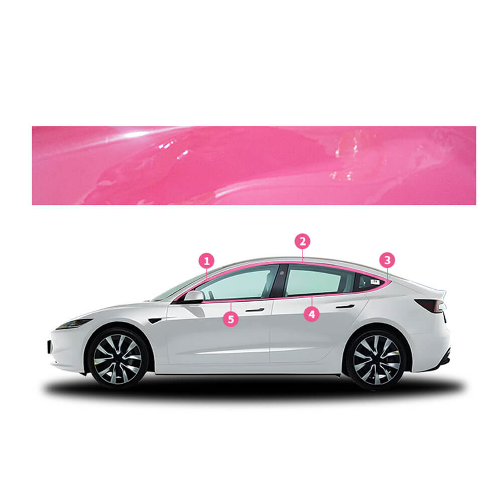 EVAAM® Window Trim Decorative Stickers For Tesla Model 3/Y