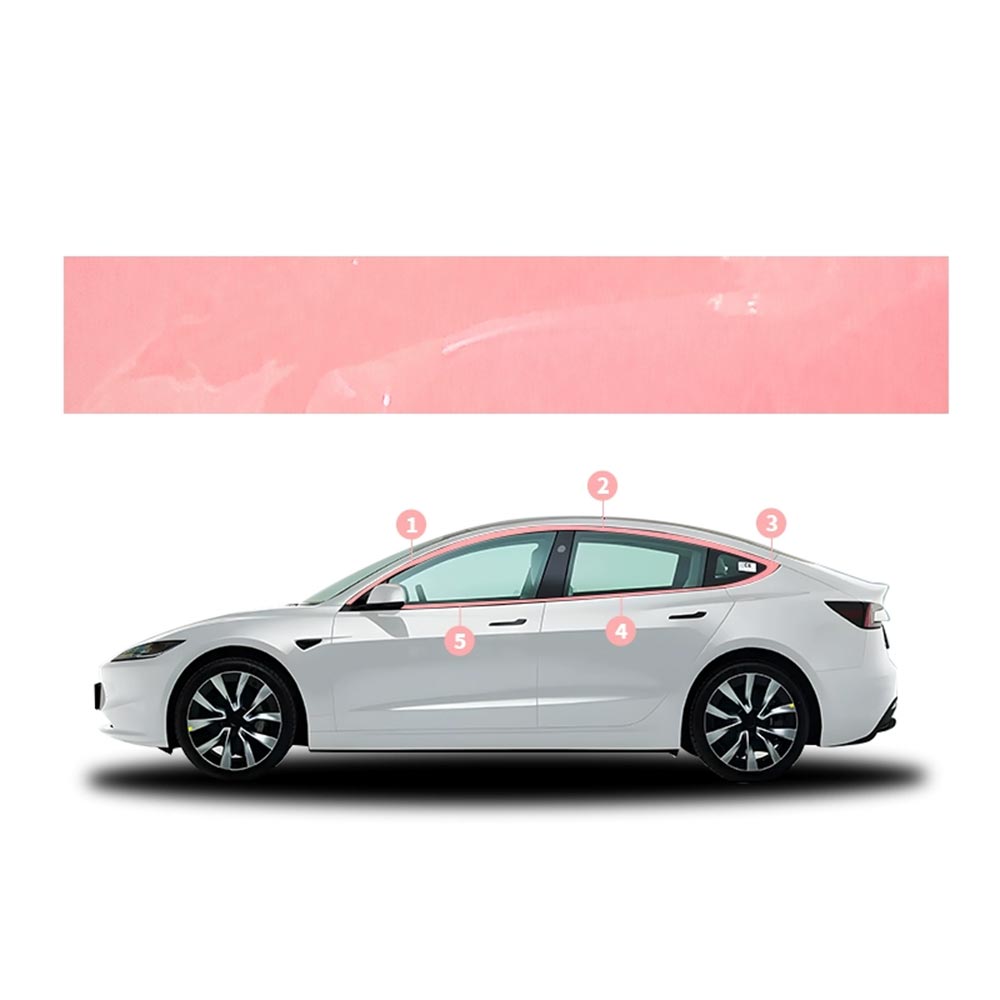 EVAAM® Window Trim Decorative Stickers For Tesla Model 3/Y