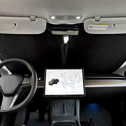 EVAAM® Windshield Glass Sun Shades for Tesla Model 3/Y (2017-2023) - EVAAM
