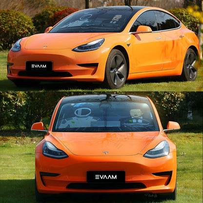 EVAAM® Windshield Glass Sun Shades for Tesla Model 3/Y (2017-2023) - EVAAM