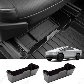 Front Underseat Storage Bin with Silicone Pad for Cybertruck