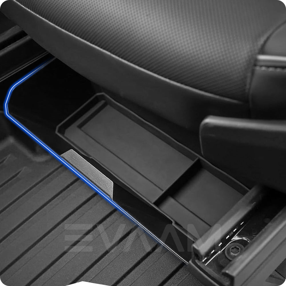 Front Underseat Storage Bin with Silicone Pad for Cybertruck