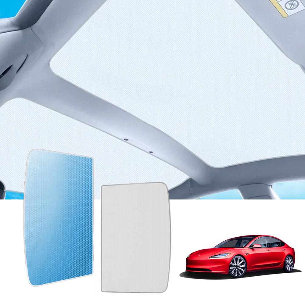 EVAAM® Upgrade Glass Roof Sun Shade for Tesla Model 3/Y - EVAAM