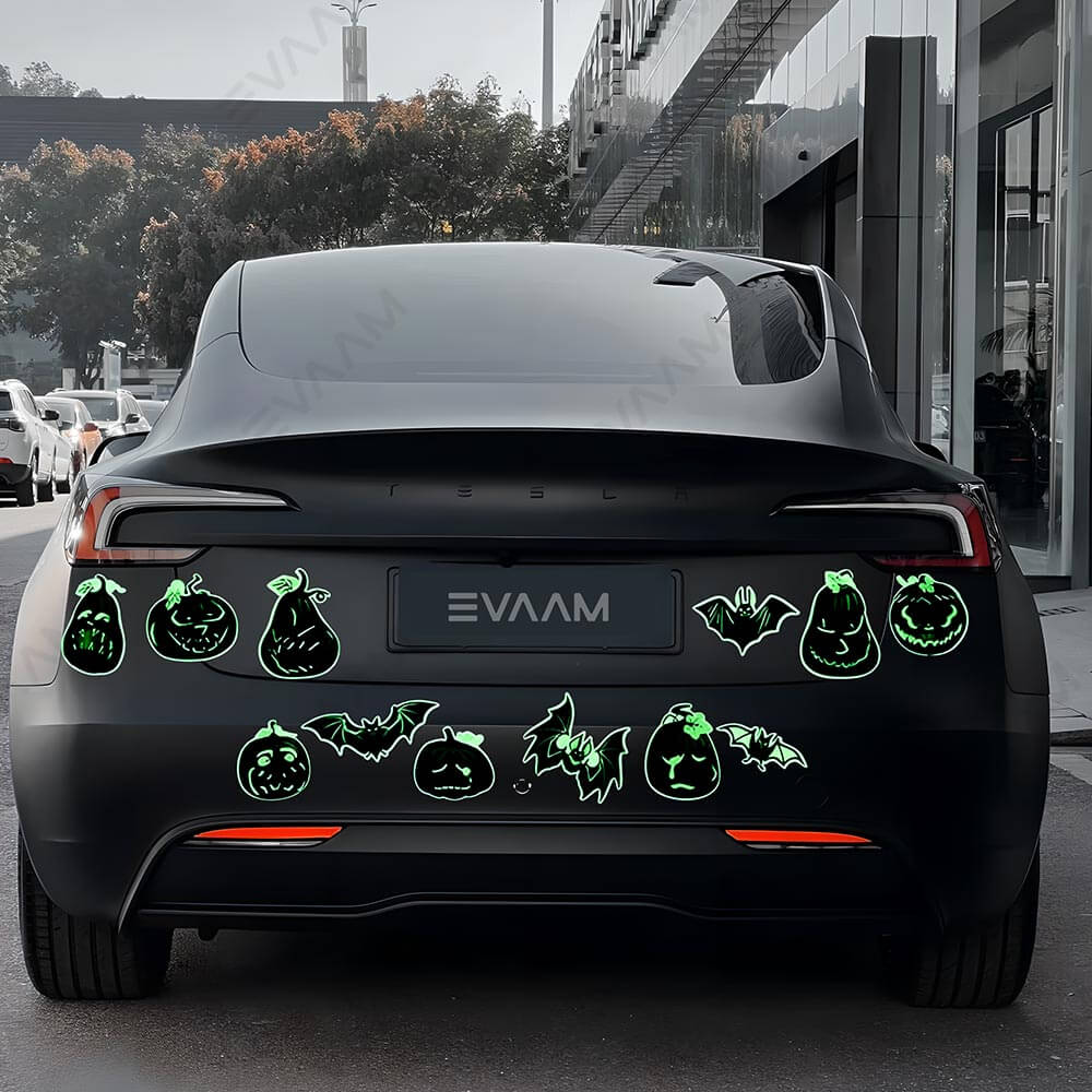 Halloween Car Magnetic Luminous Stickers(18PCS) - Fits All Cars