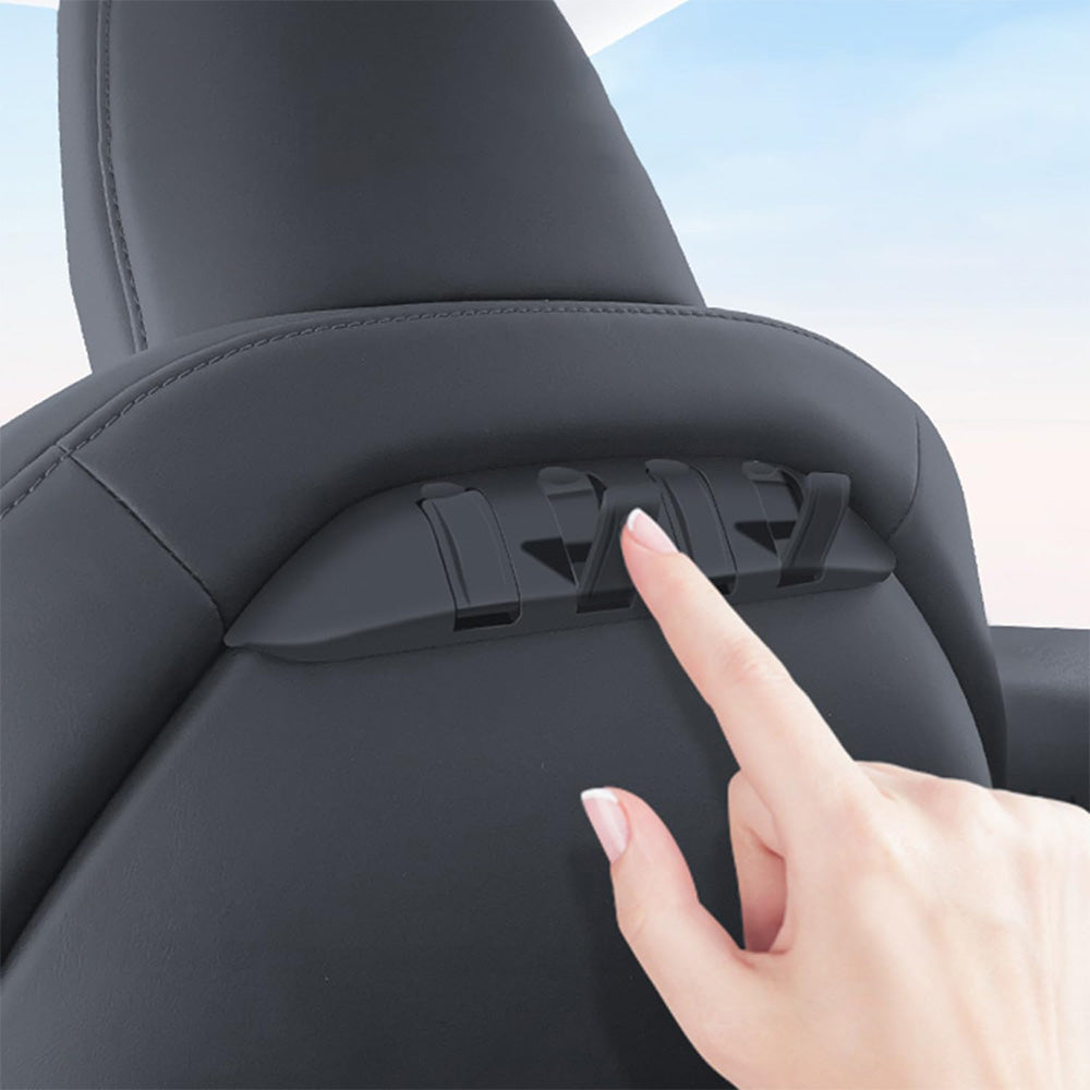 Hidden Foldable Seat Back Hooks for Tesla Model Y/3