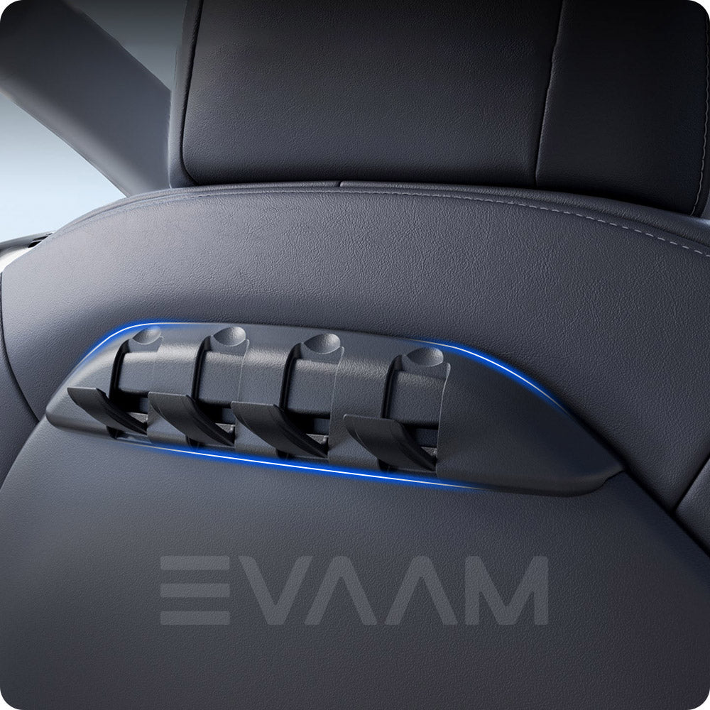 Hidden Foldable Seat Back Hooks for Tesla Model Y/3