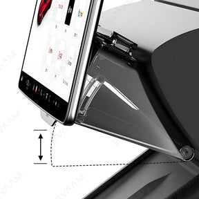 EVAAM® Hidden Foldable Under Screen Storage for Tesla Model Y & Model 3