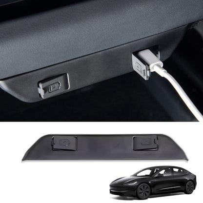 EVAAM® Highland Rear USB Protector Cover for Model 3 Highland - EVAAM