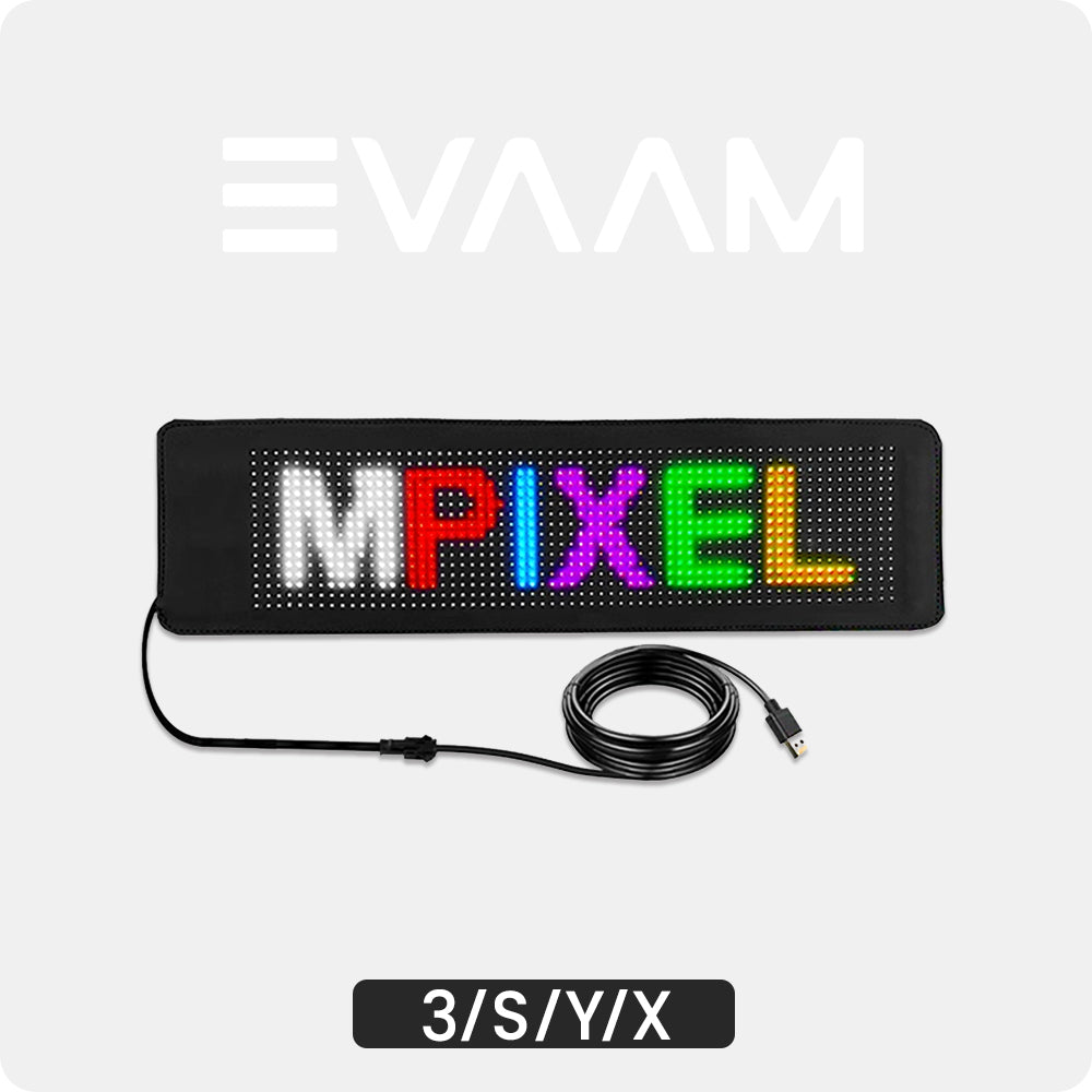 EVAAM® Custom Flexible Led Display Screen for Model 3/Y/S/X - EVAAM