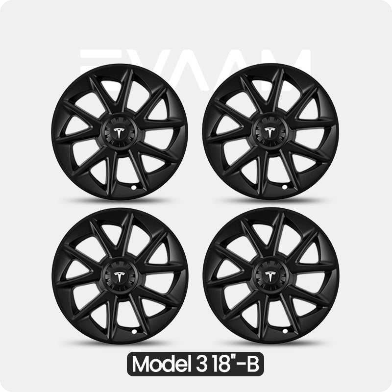 EVAAM® Aluminum Alloy Wheel Rim Protector RimCase For Tesla All Models (4  PCS) (2012-2023)