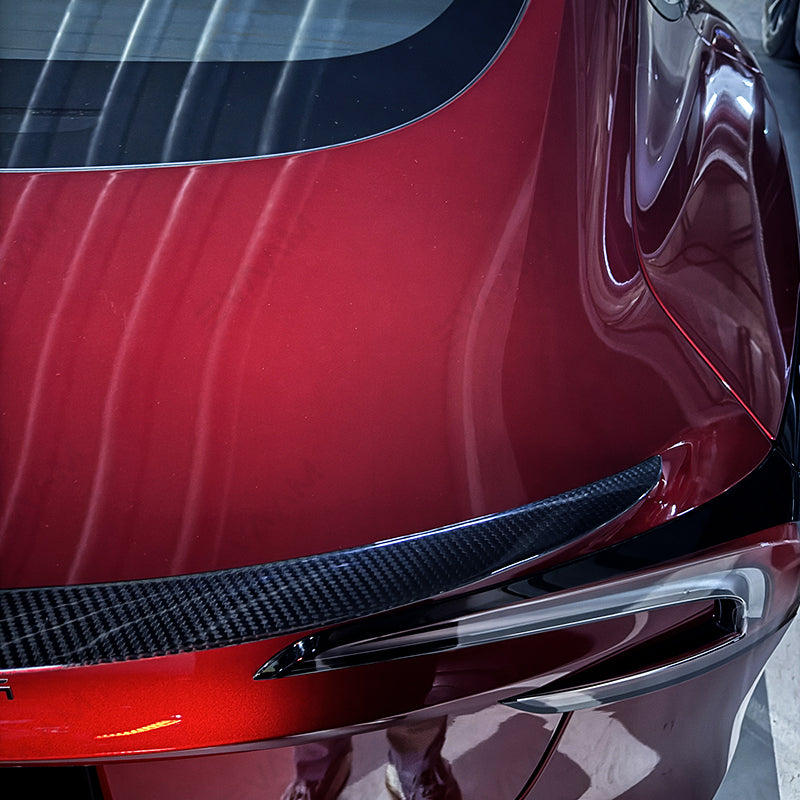 2024 Model 3 Highland EVAAM® Real Carbon Fiber Trunk Spoiler Wing - EVAAM