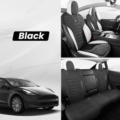 2024 Model 3 Highland EVAAM® Suede Seat Covers Set - EVAAM