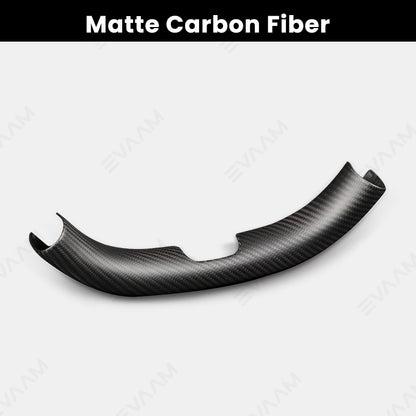 2024 Model 3 Highland EVAAM® Real Carbon Fiber Steering Wheel Caps Cover - EVAAM