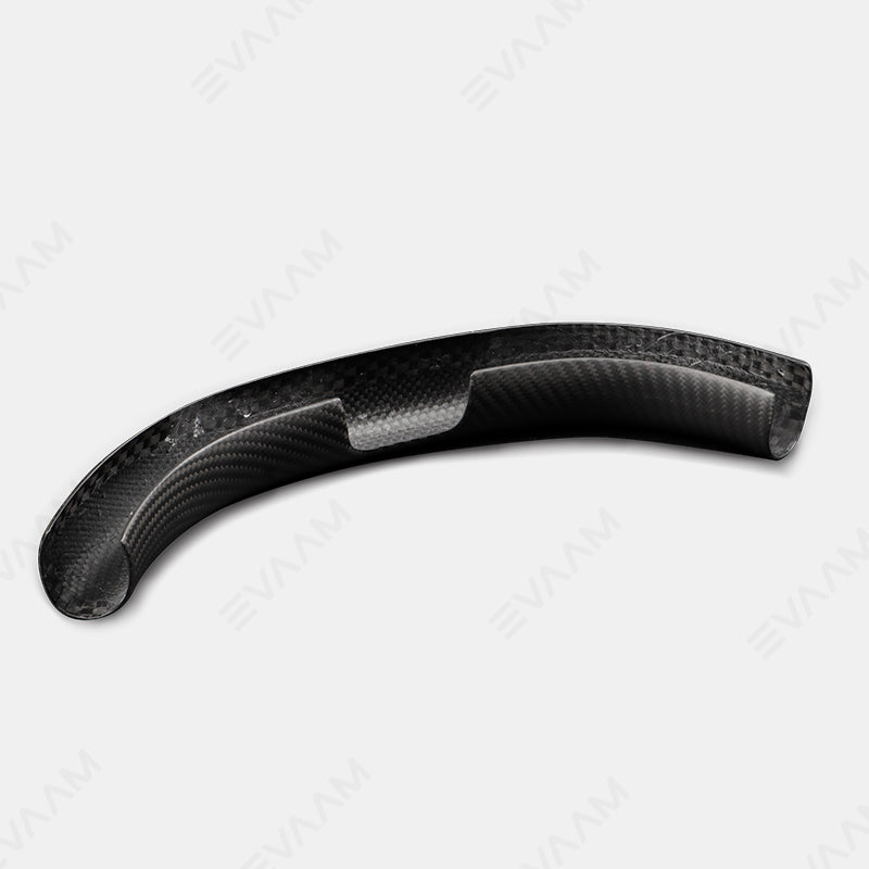 2024 Model 3 Highland EVAAM® Real Carbon Fiber Steering Wheel Caps Cover - EVAAM