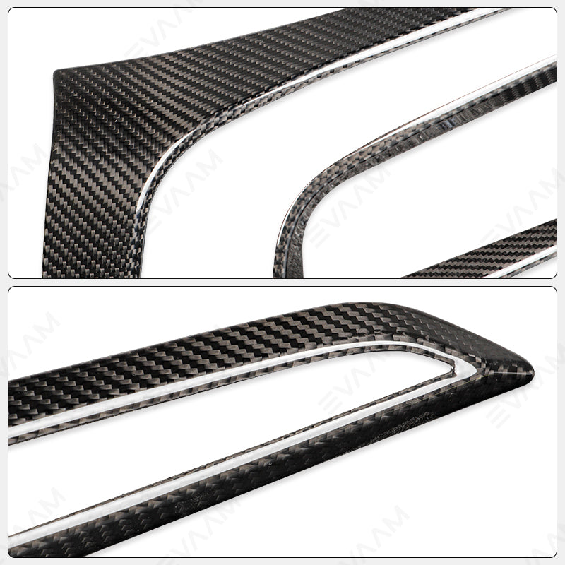 2024 Model 3 Highland EVAAM® Real Carbon Fiber Tesla Tail Light Frame (2PCS) - EVAAM