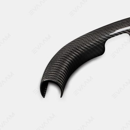 2024 Model 3 Highland EVAAM® Real Carbon Fiber Steering Wheel Caps Cover - EVAAM