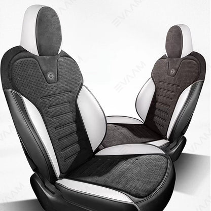 2024 Model 3 Highland EVAAM® Suede Seat Covers Set - EVAAM