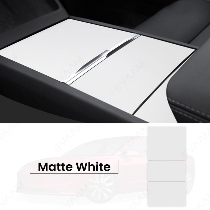 2024 Model 3 Highland EVAAM® Center Console Sticker Wraps Kit for Tesla - EVAAM