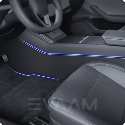 2024 Model 3 Highland EVAAM® Center Console Side Anti-Kick Mats - EVAAM