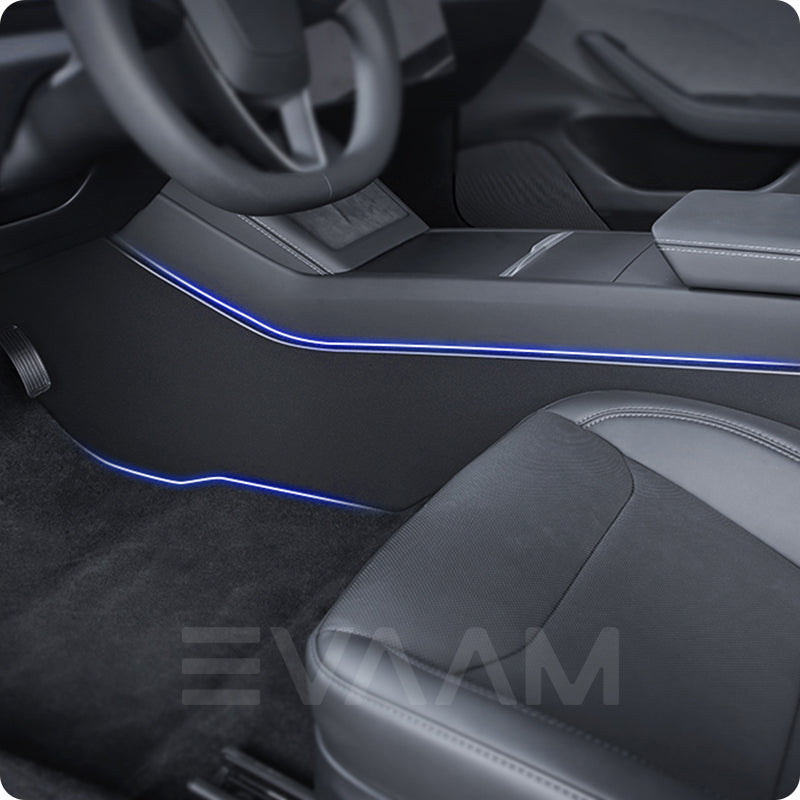 2024 Model 3 Highland EVAAM® Center Console Side Anti-Kick Mats - EVAAM