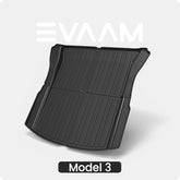 2024 Model 3 Highland EVAAM® Frunk and Trunk All-weather Cargo Floor Mat (3PCS) - EVAAM