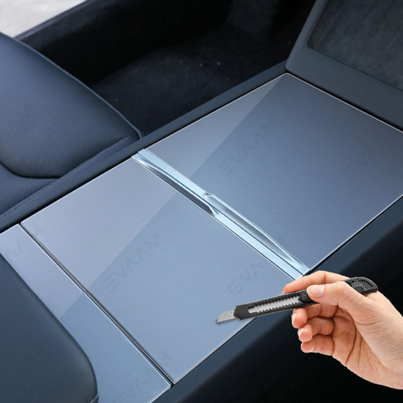 2024 Model 3 Highland EVAAM® Center Console Transparent TPU Protective Film - EVAAM