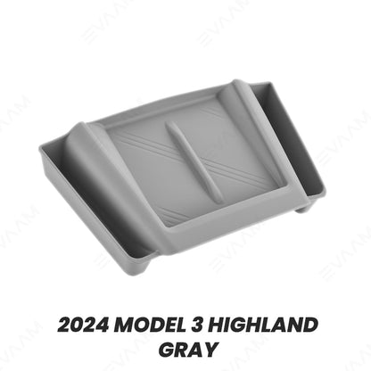 EVAAM® Wireless Charger Mat Protector with Storage Box for Tesla Model 3/S/X - EVAAM