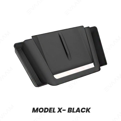 EVAAM® Wireless Charger Mat Protector with Storage Box for Tesla Model 3/S/X - EVAAM
