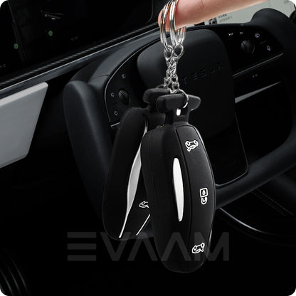 EVAAM® Silicone Tesla Key Fob Cover for Model 3/Y/S/X (2012-2023) - EVAAM