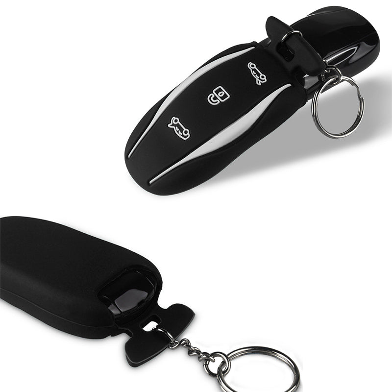 EVAAM® Silicone Tesla Key Fob Cover for Model 3/Y/S/X (2012-2023) - EVAAM
