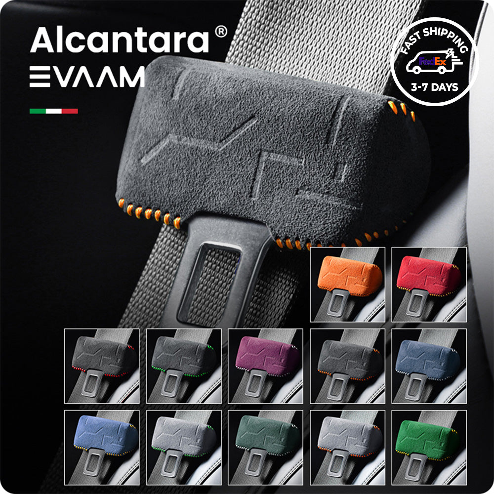 Alcantara 2024 Model 3 Highland Seat Belt Buckle Cover-EVAAM® - EVAAM