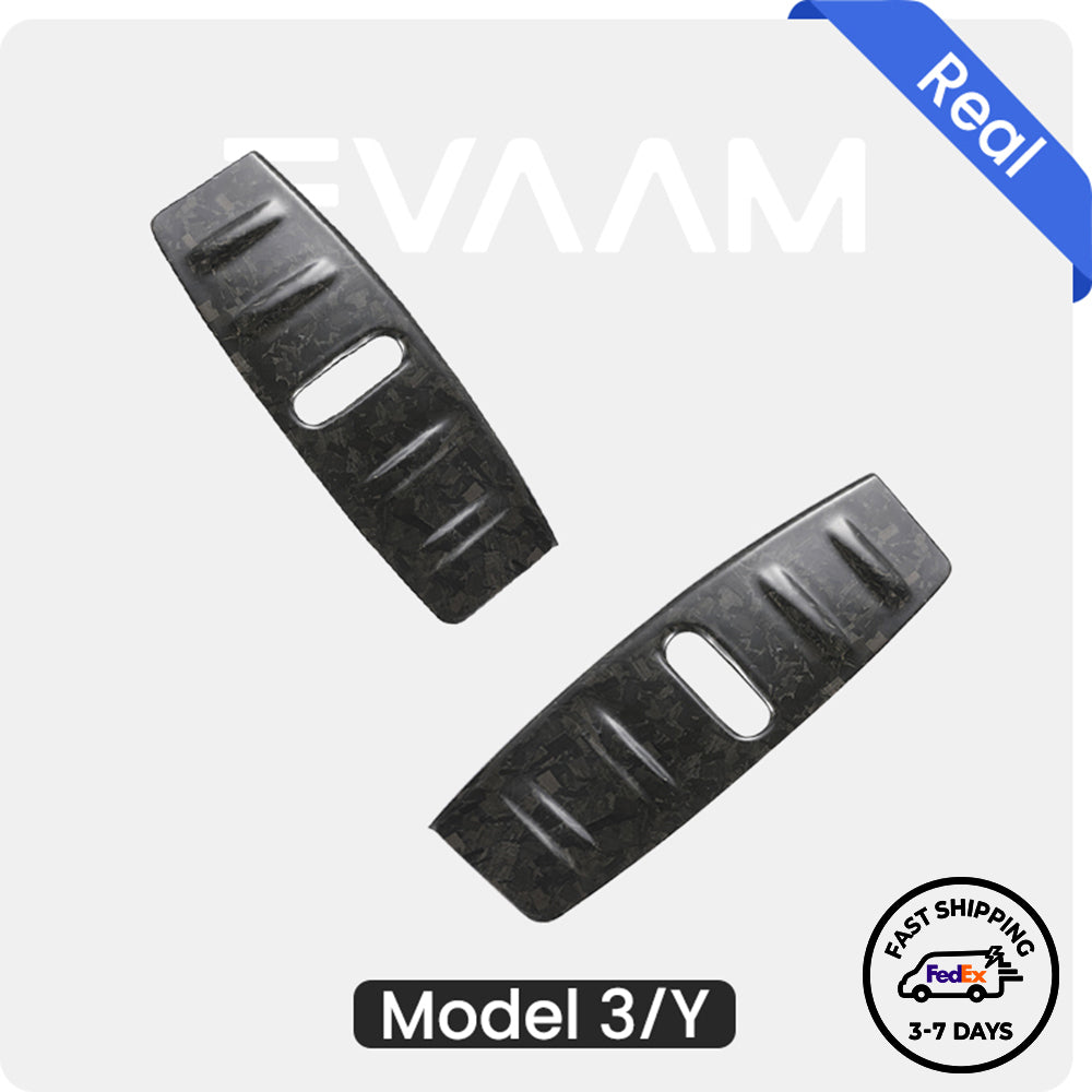 EVAAM® Forged Real Carbon Fiber Frunk Sill Plate Protector for Tesla Model 3 (2017-2023) - EVAAM