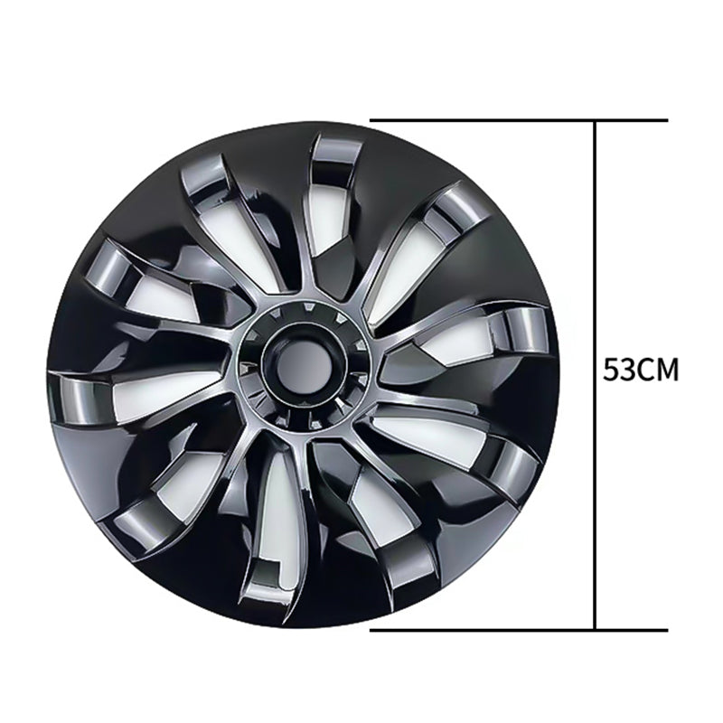 EVAAM® Wheel Covers Hubcap for Tesla Model Y 2019-2023 (4pcs)-Style D/E - EVAAM