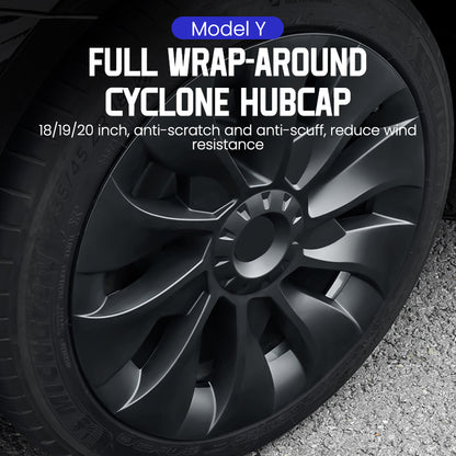 EVAAM® Wheel Covers Hubcap for Tesla Model 3 2017-2023 (4pcs)-Style A - EVAAM