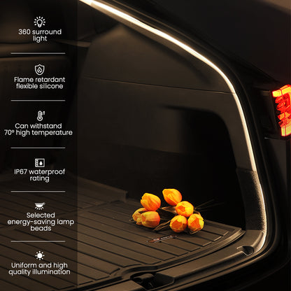 EVAAM® Trunk Ambient Lighting for Tesla Model 3/Y/S - EVAAM