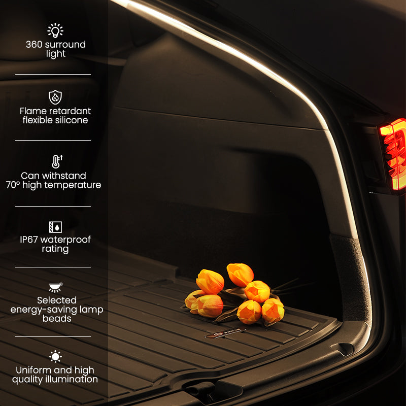 EVAAM® Trunk Ambient Lighting for Tesla Model 3/Y/S - EVAAM