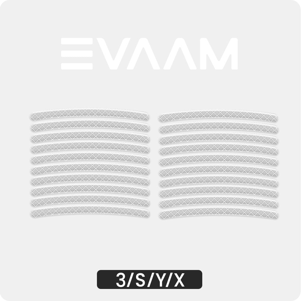 EVAAM® Wheel Hub Reflective Sticker for Tesla Model 3/Y/S/X (20 PCS) - EVAAM