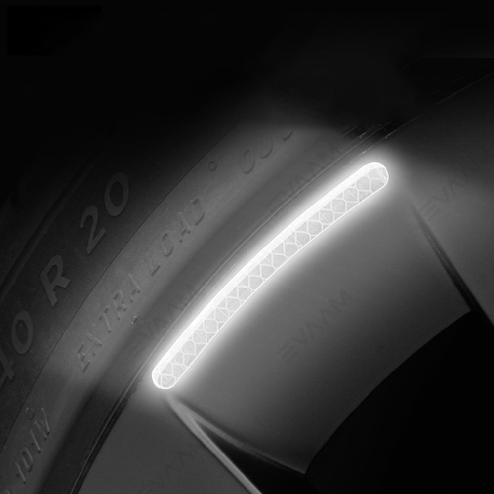 EVAAM® Wheel Hub Reflective Sticker for Tesla Model 3/Y/S/X (20 PCS) - EVAAM