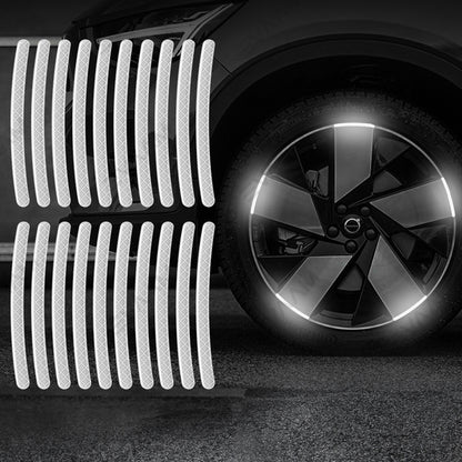 EVAAM® Wheel Hub Reflective Sticker for Tesla Model 3/Y/S/X (20 PCS) - EVAAM